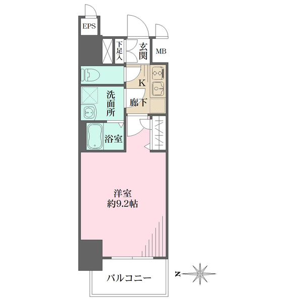 プレサンス栄フェルの間取図