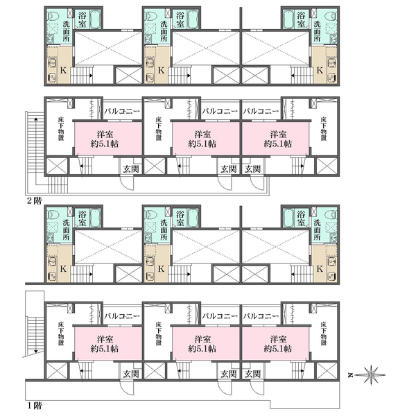 medium物件間取図
