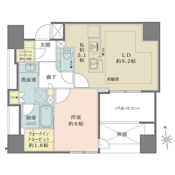 ザ・パークハウス上前津フロントの間取図