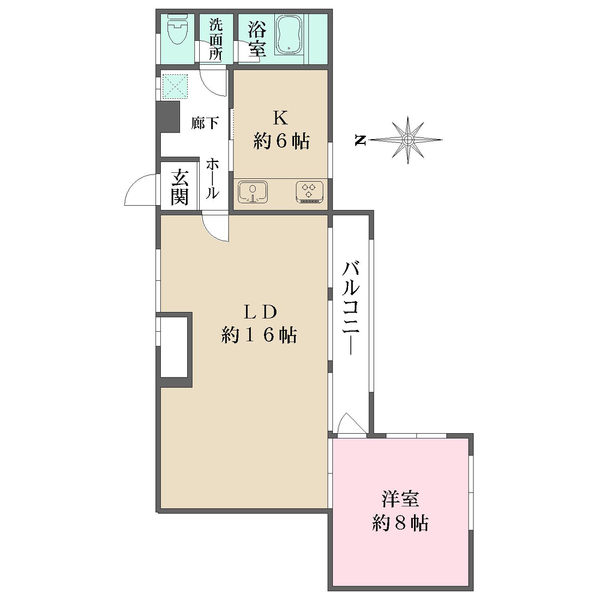 ロア錦の間取図