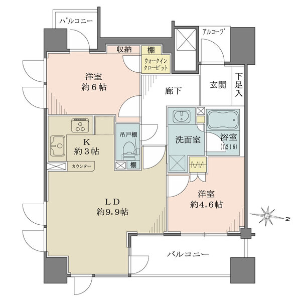 久屋アインスの間取図