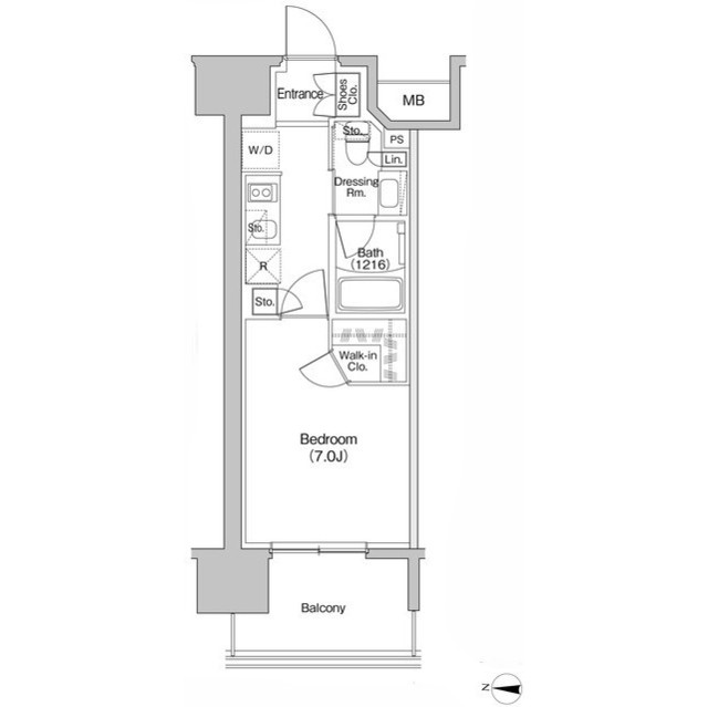 ザ・パークハビオ新栄の間取図