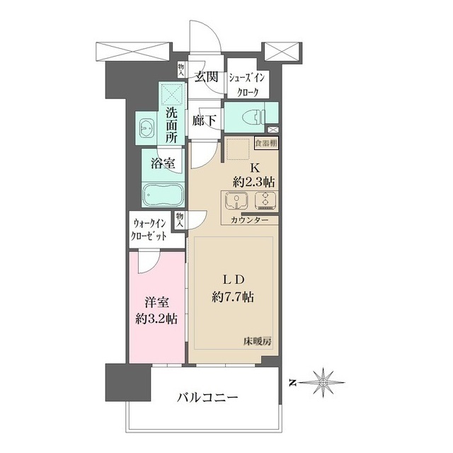 リニアゲートタワー名古屋の間取図