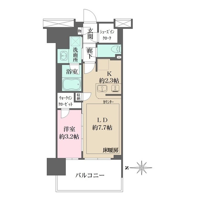 リニアゲートタワー名古屋の間取図