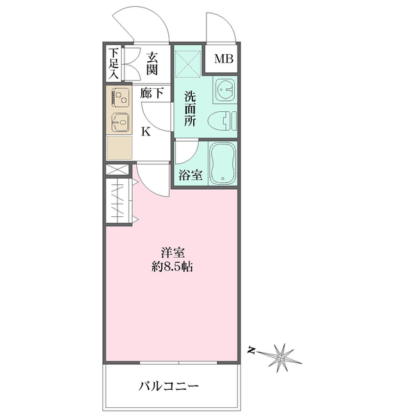 REALIZE志茂の間取図