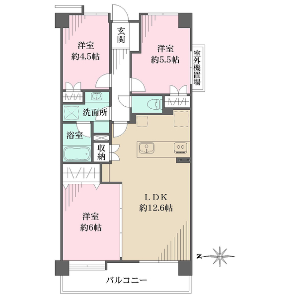 ローヤルシティ川口原町の間取図