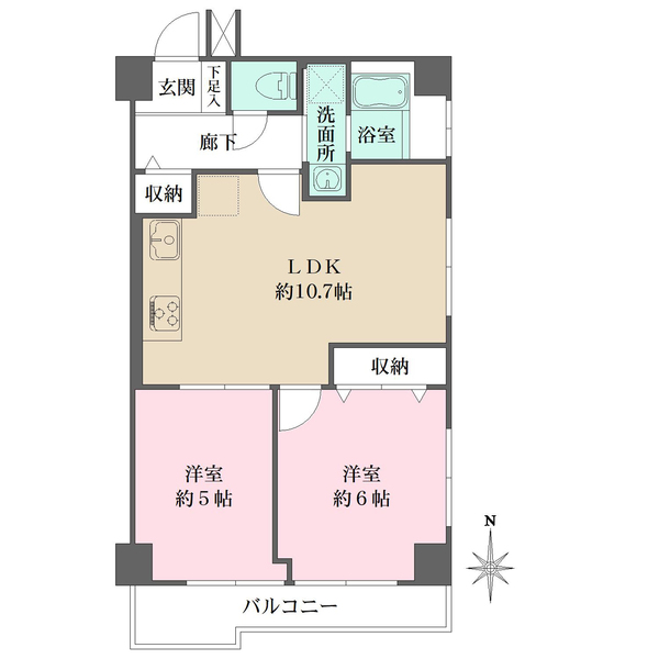パークハイツ高島平の間取図