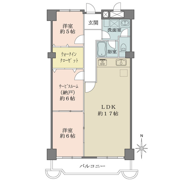 ハイマート稲毛の間取図
