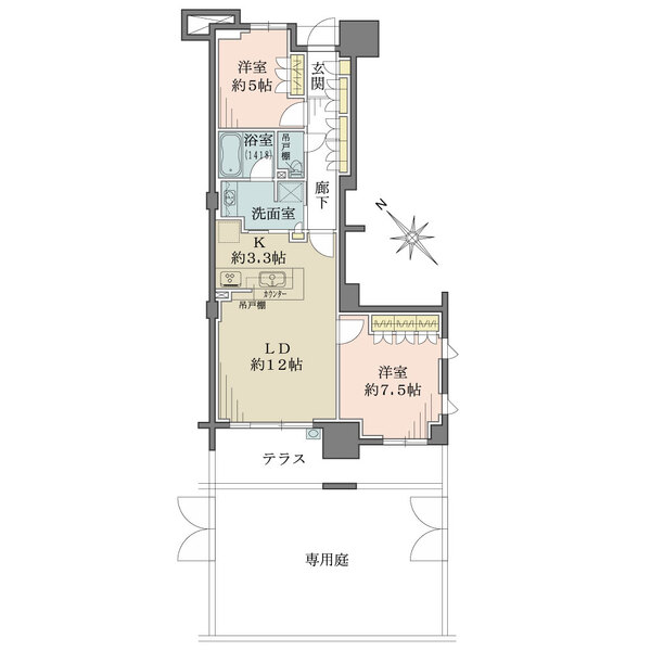 スターコート豊洲の間取図