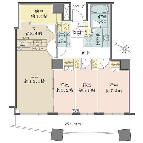 パークハウスプレシアタワーの間取図