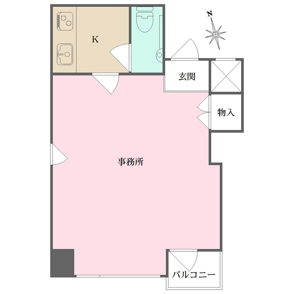 西新宿ローヤルコーポの間取図