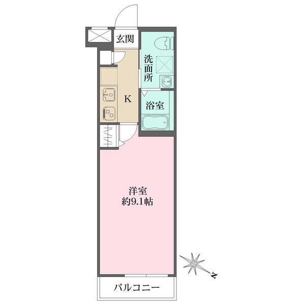 ジーベック池上IIの間取図