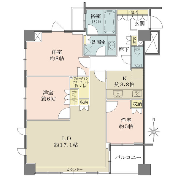 スタイルハウス恵比寿の間取図