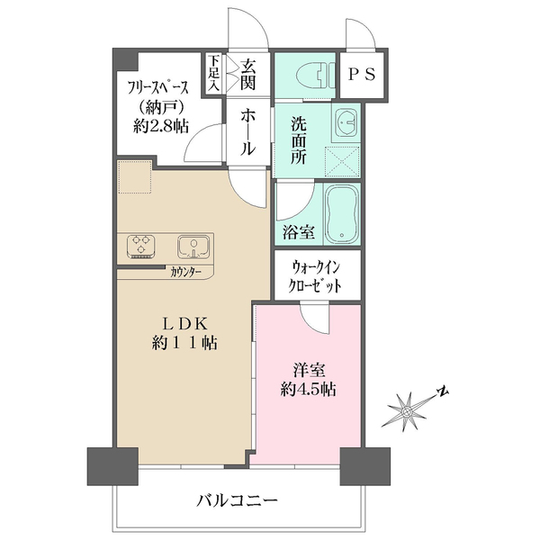 藤和中目黒コープの間取図
