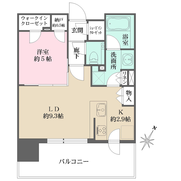 シティタワーズ東京ベイ セントラルタワーの間取図