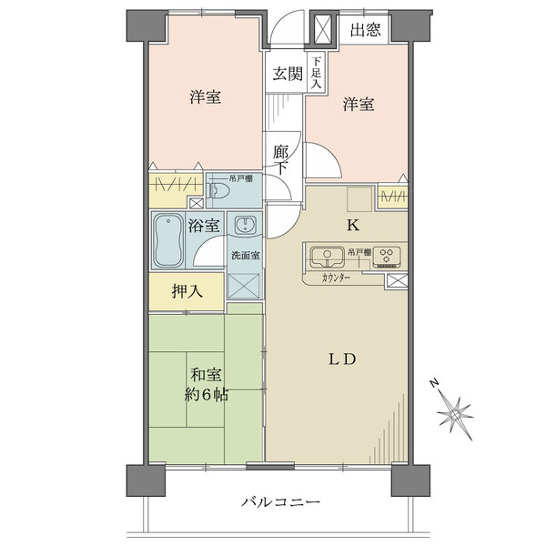 クレアール草加の間取図