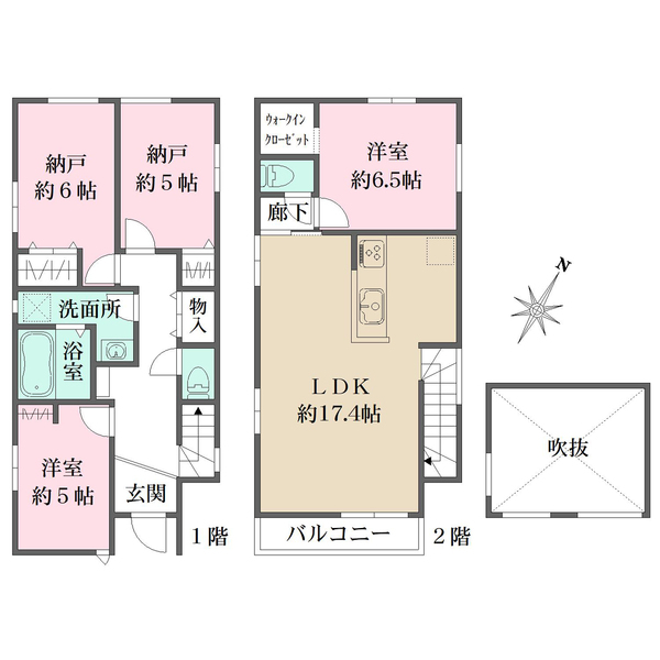 3号棟の間取図