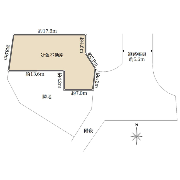 B号地の間取図