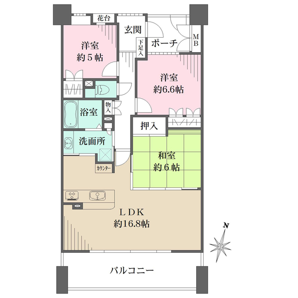 テラス千里・桃山台の間取図