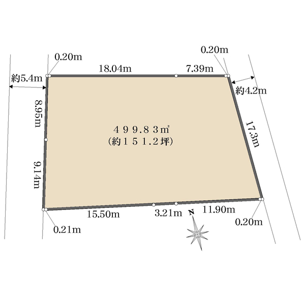 ヴェリテコート箕面　3区画の間取図