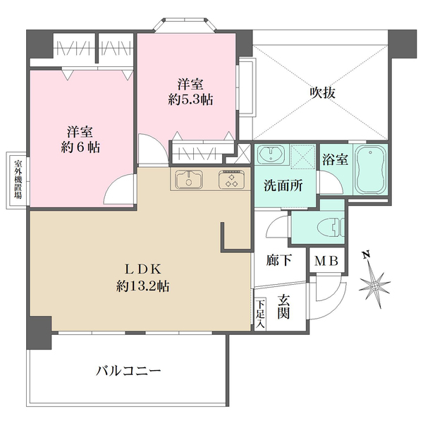 アンビエント江坂の間取図