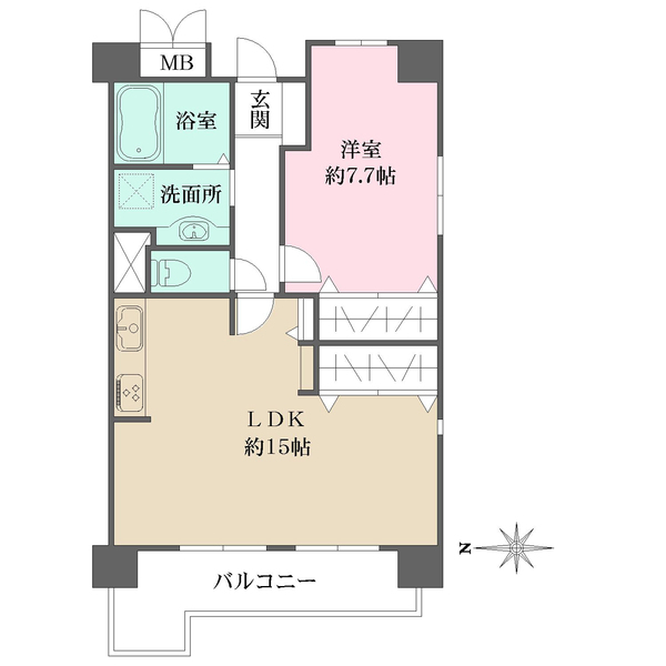本山センチュリーマンションの間取図