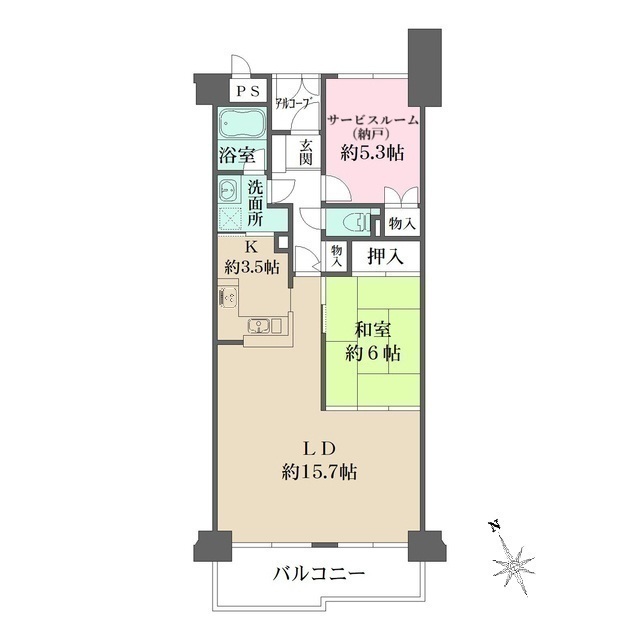 藤和千里ハイタウンの間取図