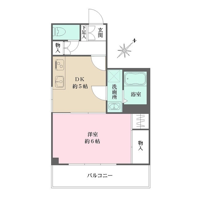 綿谷第２マンションの間取図