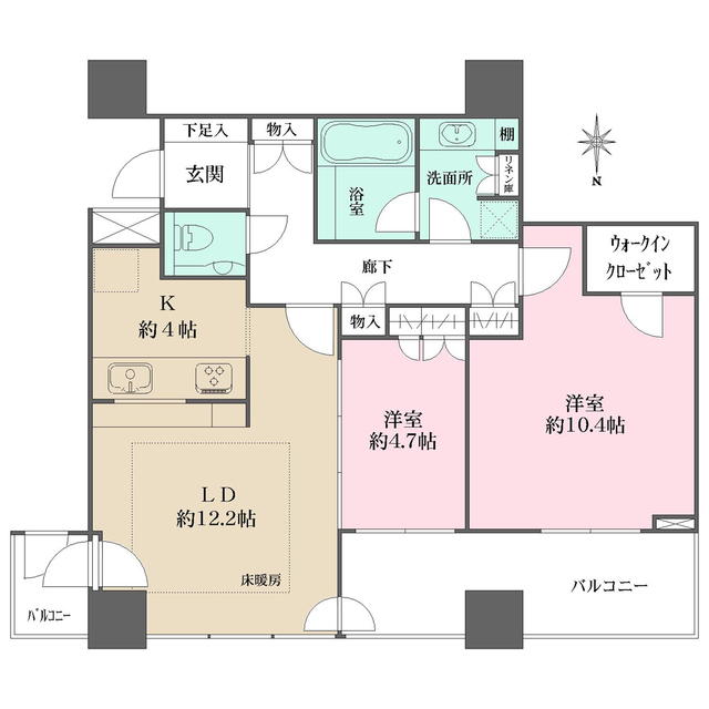 ザ・梅田タワーの間取図