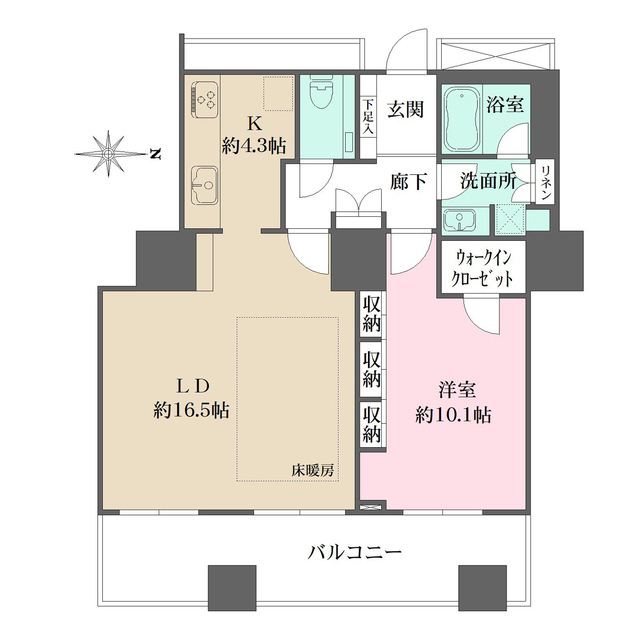 ザ・梅田タワーの間取図
