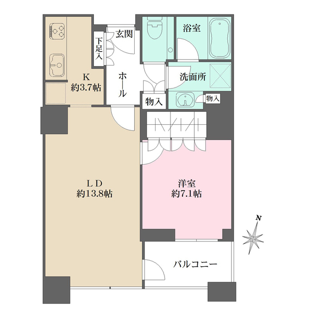 グランフロント大阪オーナーズタワーの間取図
