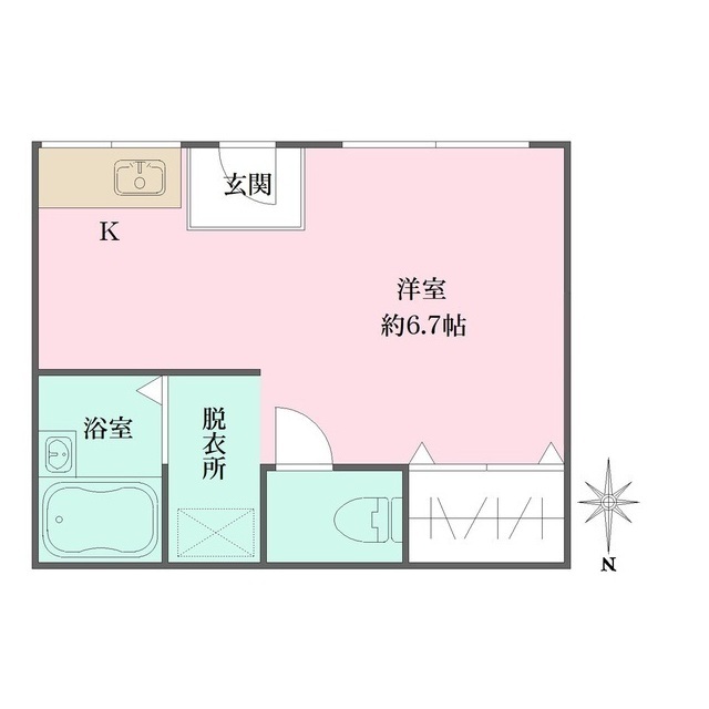 江口マンションの間取図