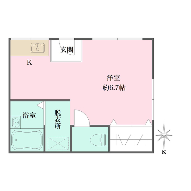 江口マンションの間取図
