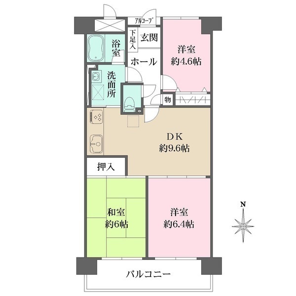 オリエント豊中アーバンライフの間取図