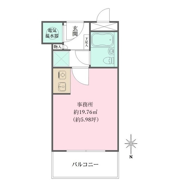 クレスト心斎橋medium物件間取図