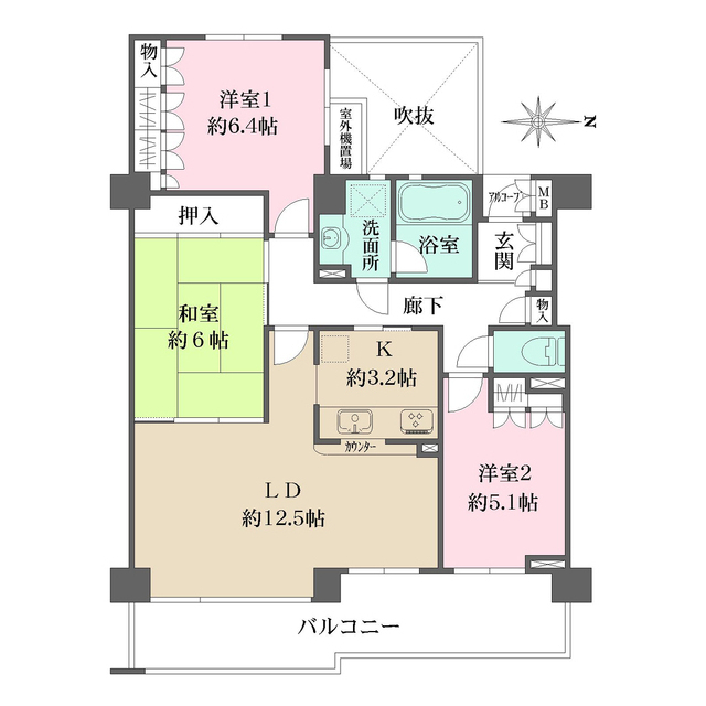 ステイツ千里古江台の間取図