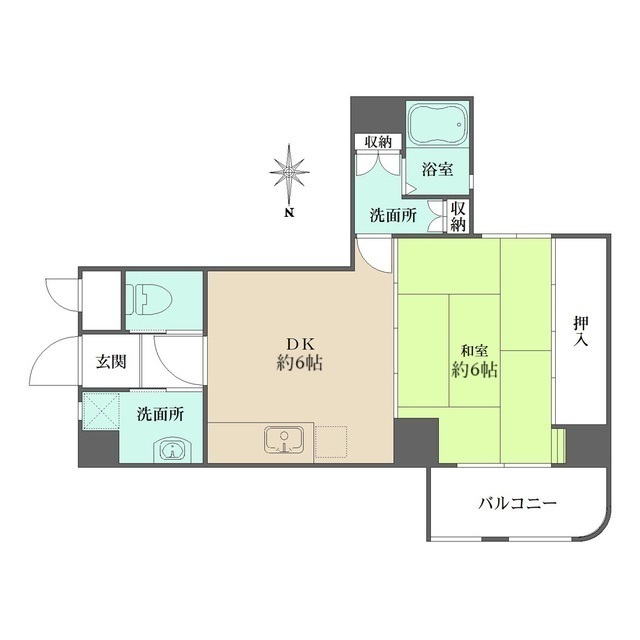 ネオ服部の間取図