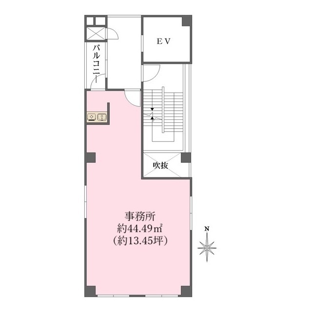 肥後橋三宮ビルmedium物件間取図