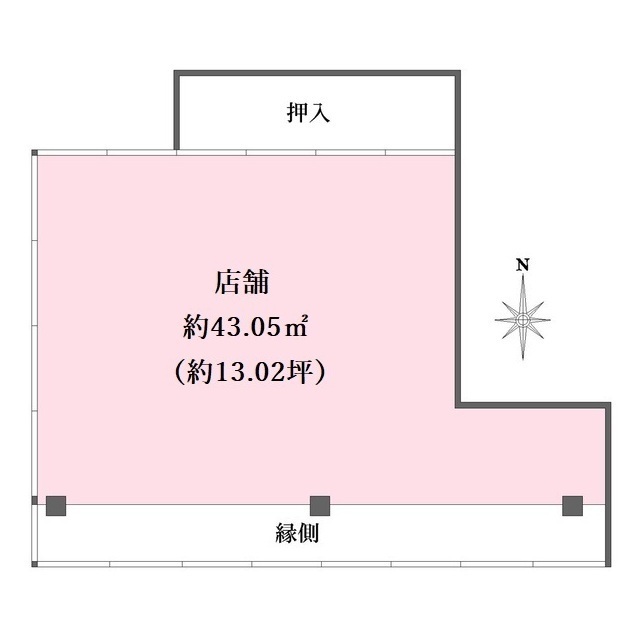 からほり　れんmedium物件間取図