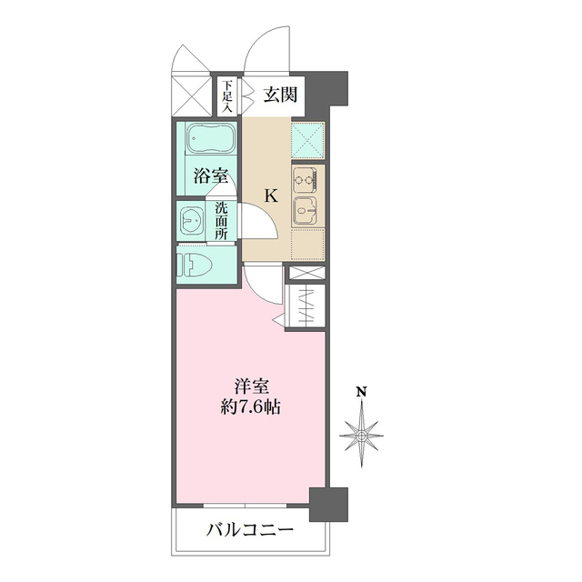 キンブリッジ京都千本丸太町の間取図