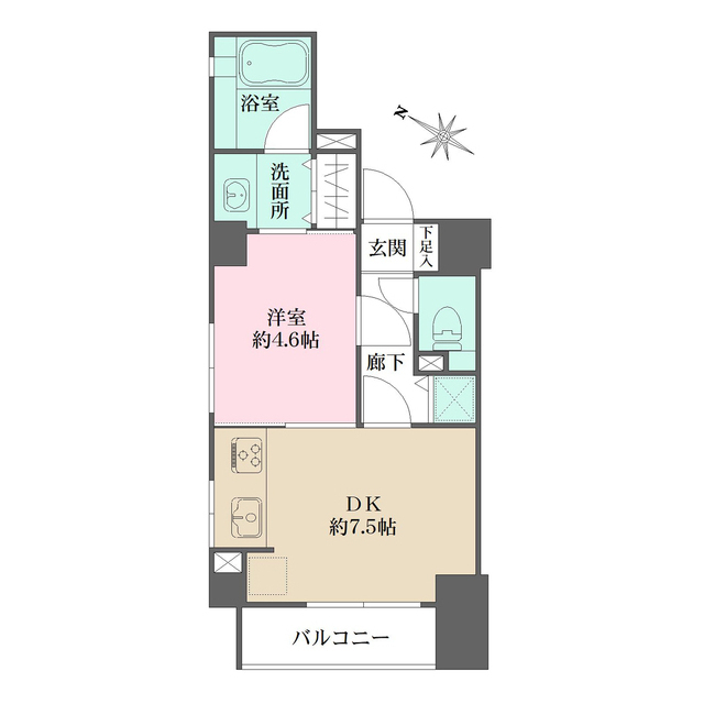 三宮シティタワーの間取図
