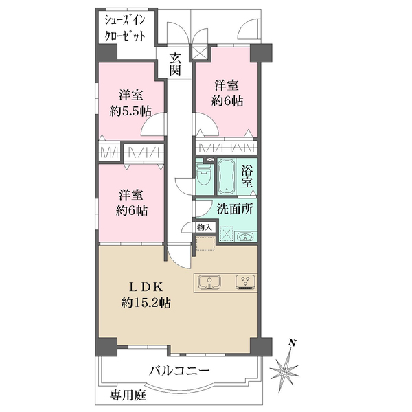 アルカディーナ光善寺の間取図