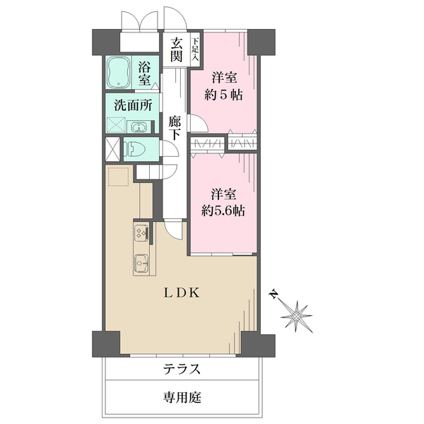 メロディーハイム守口の間取図