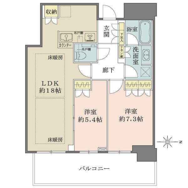 グランドメゾン新梅田タワーTHE CLUB RESIDENCEの間取図