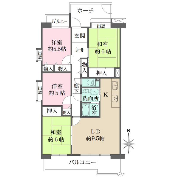 プロムナーデ関目の間取図