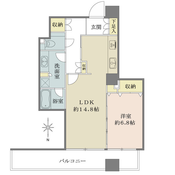 OAPレジデンスタワー西館の間取図