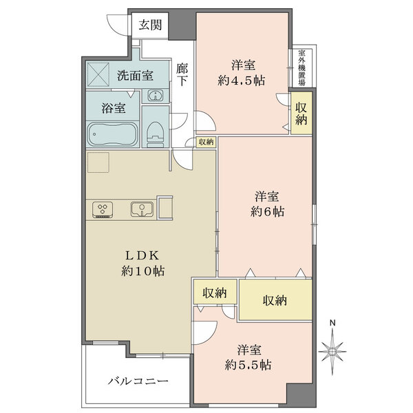 パラツィーナセシリア天満の間取図