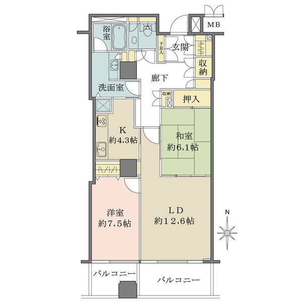 OAPレジデンスタワー西館の間取図