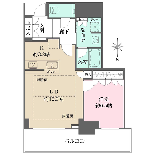 グランドメゾン新梅田タワーTHE CLUB RESIDENCEの間取図