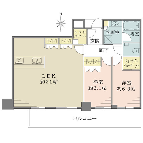 グランドメゾン新梅田タワーの間取図